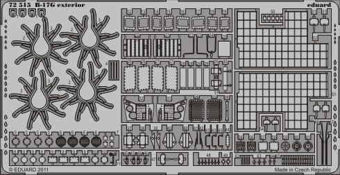 Eduard 72515 1/72 Aircraft- B17G Exterior for RVL