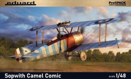 Eduard 82175 1/48 WWI Sopwith Camel Comic British BiPlane Fighter (Profi-Pack Pl