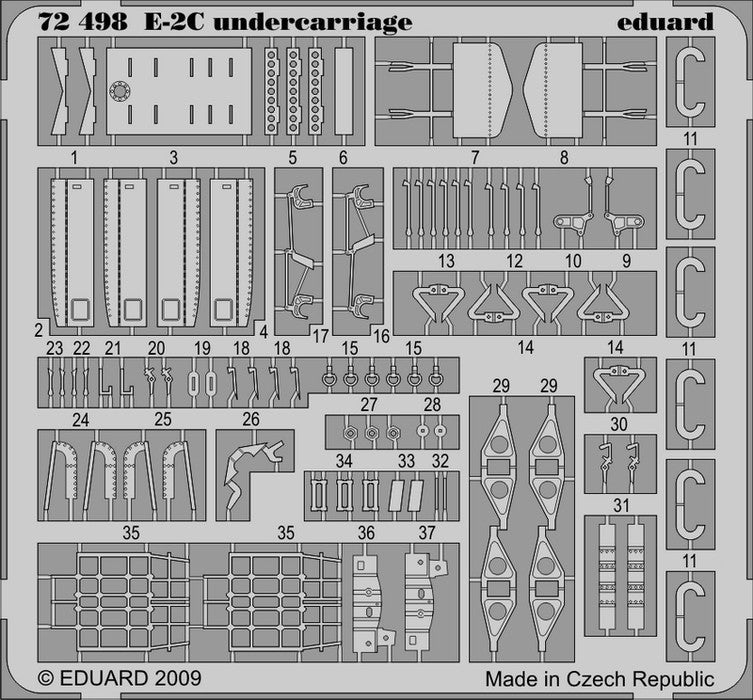 Eduard 72497 1/72 Aircraft- BAC Lightning F1A/F2 Exterior for TSM (D)