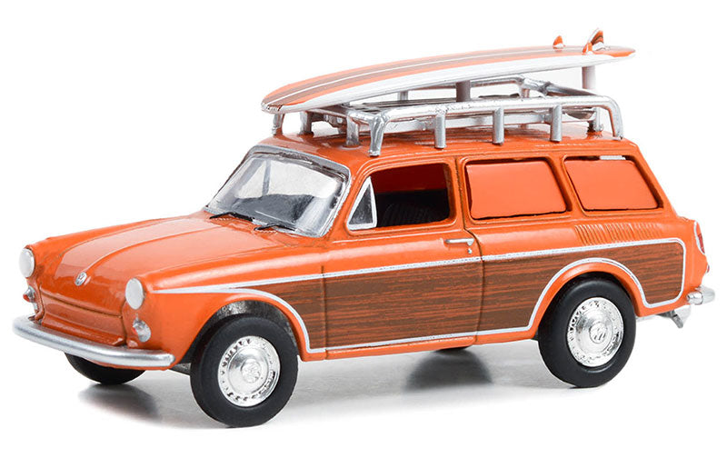 Greenlight 36070-A 1/64 Scale 1963 Volkswagen Type 3 Panel Van Woody