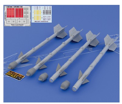 Eduard 648028 1/48 Aircraft- AIM9B Sidewinder (Photo-Etch & Resin)