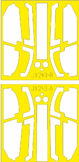Eduard JX243 1/35 Mask Aircraft- AH1Z TFace for ACY(D)