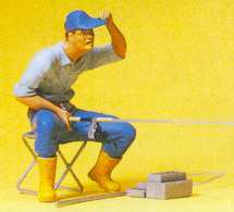 Preiser 45503 G Scale Pedestrians -- Fisherman w/Accessories
