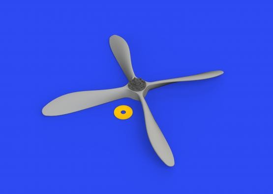Eduard 648318 1/48 Aircraft- SE5a Propeller Four-Blade for EDU (Photo-Etch & Res
