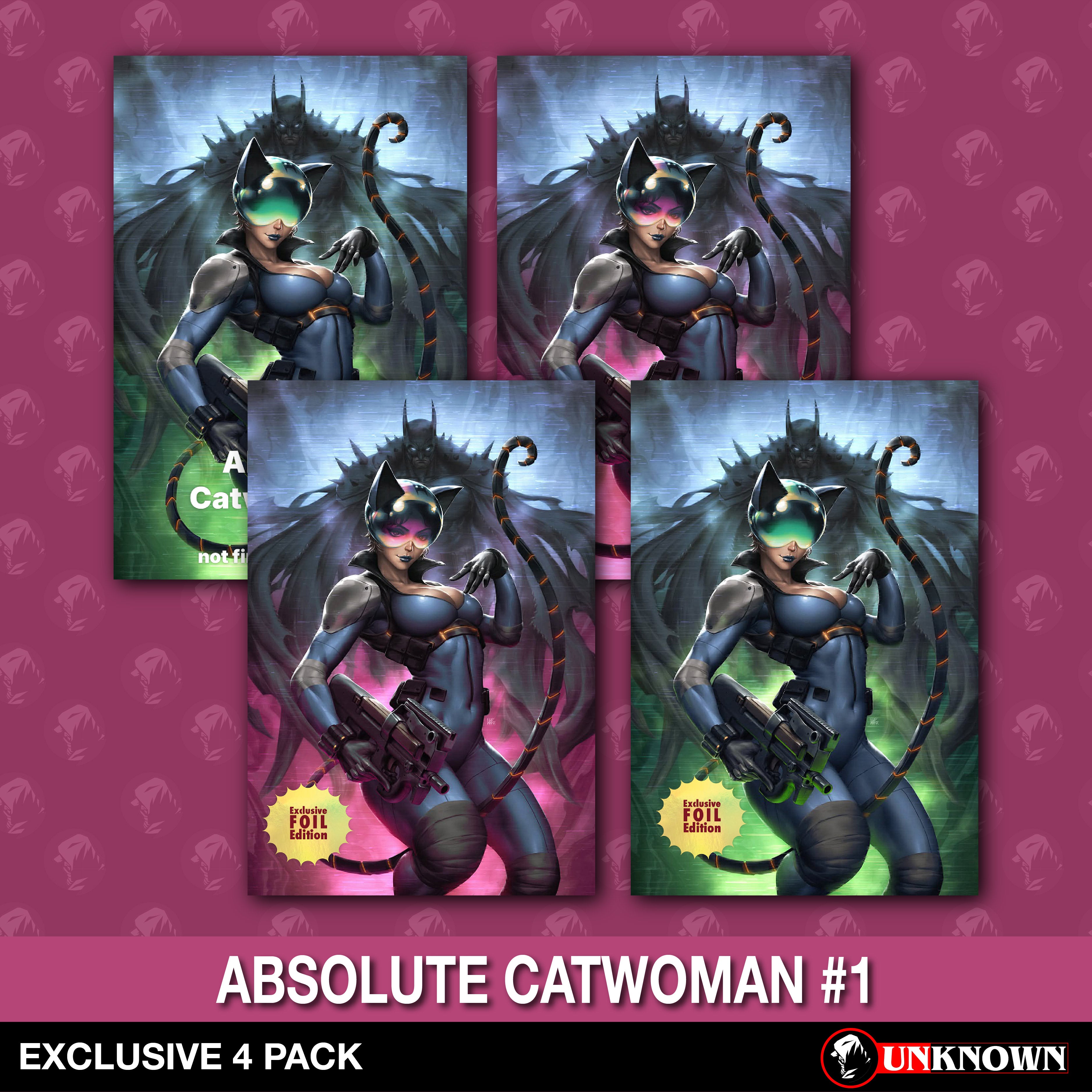 [4 PACK] ABSOLUTE CATWOMAN #1 KENDRICK LIM EXCLUSIVE VAR (6/10/2026)
