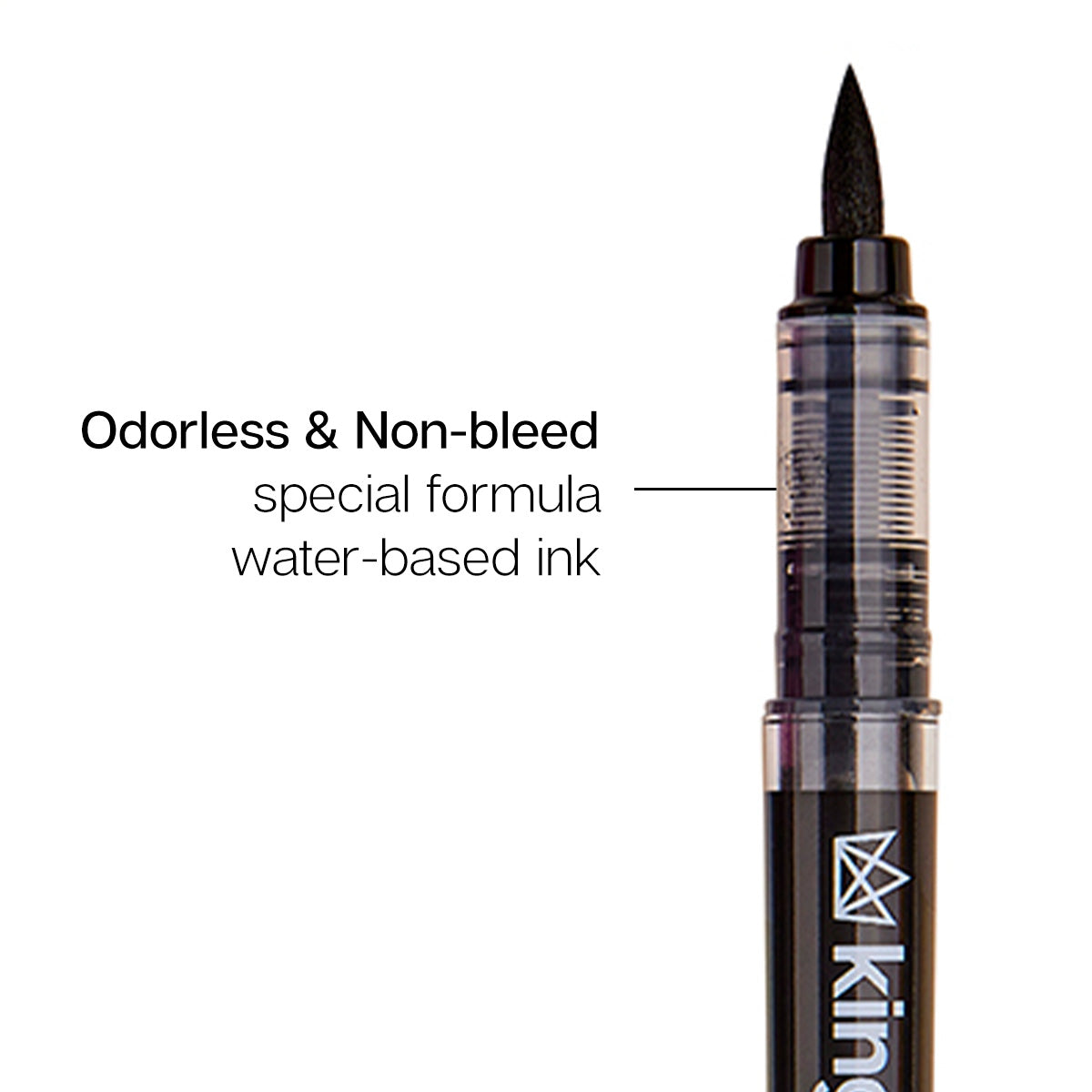 Acrylic Paint Brush Tip Pens - 12 Classic Colors