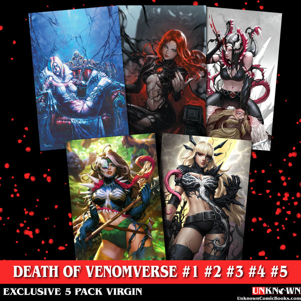 VENOMVERSE#1 6COMICS!COMPLETE SET WITH 3 VIRGINS shops RARE HARD TO FIND!