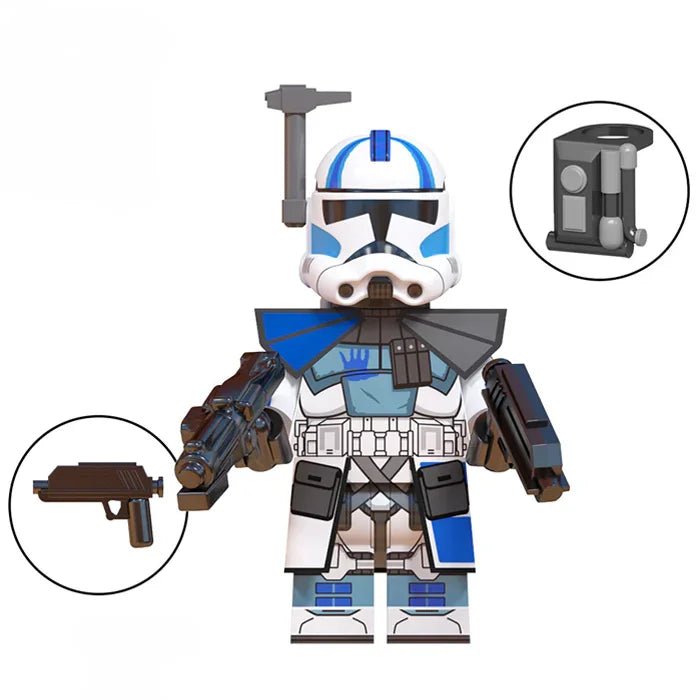 Echo 501st Legion Clone trooper Star Wars Lego Minifigures Custom Toys 2