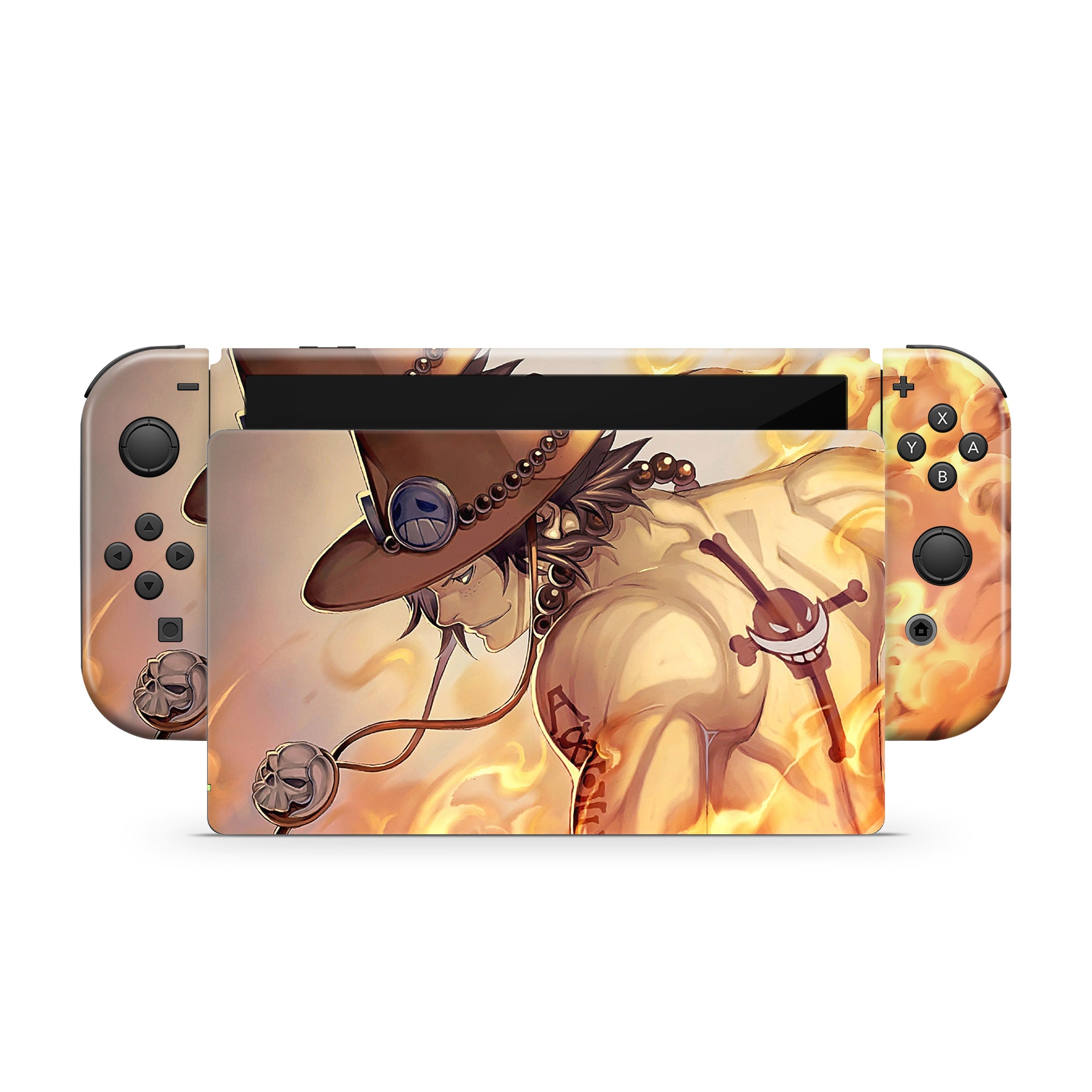Pyro Nomad Nintendo Switch OLED Skin