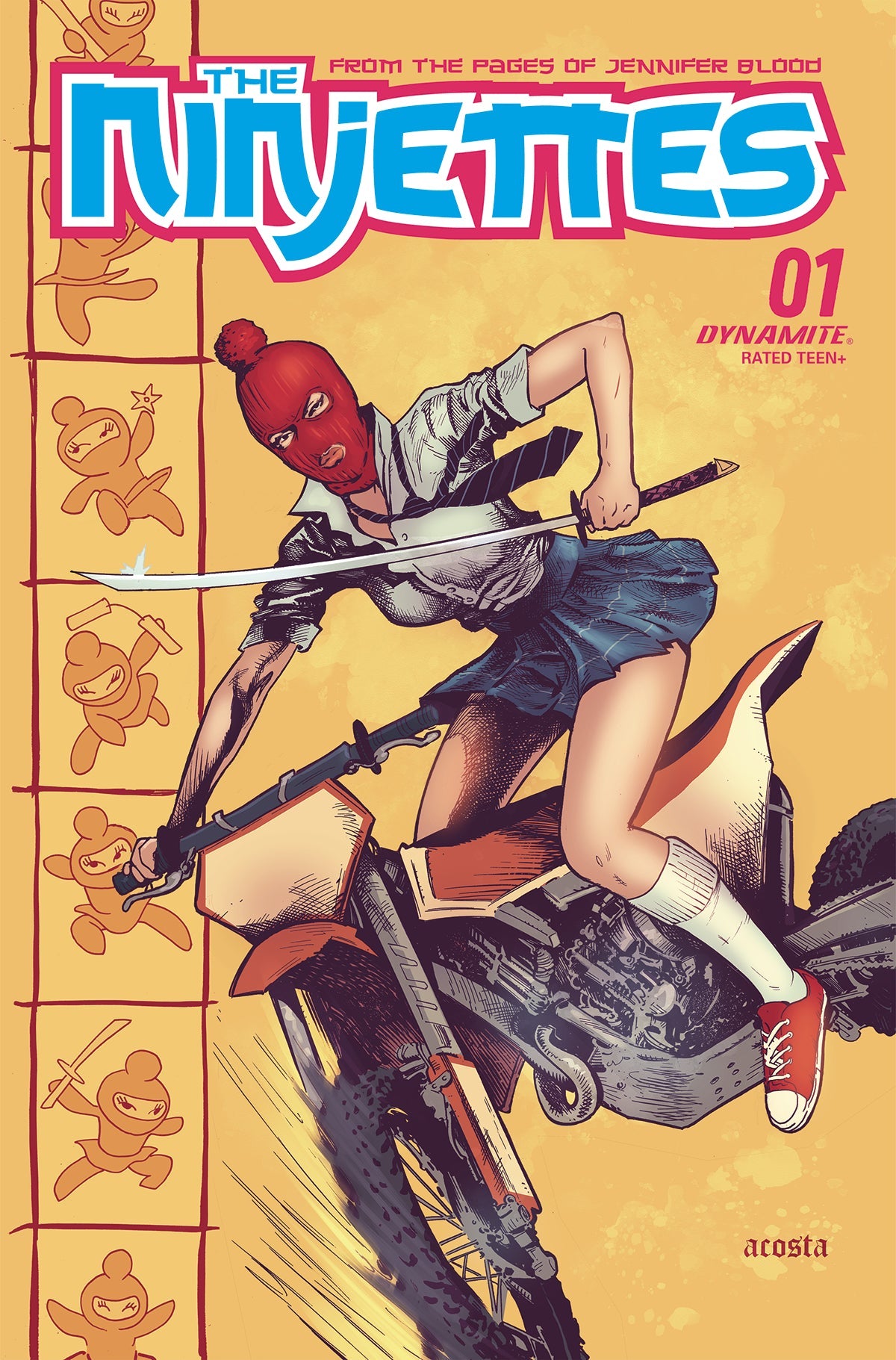 Ninjettes #1 (Of 5) C Dave Acosta Variant (09/07/2022) Dynamite
