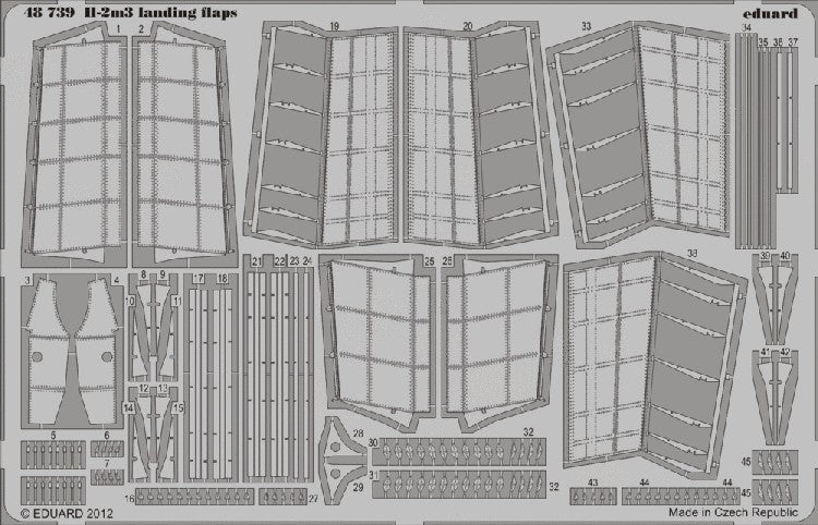 Eduard 48739 1/48 Aircraft- IL2m3 Landing Flaps for TAM
