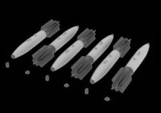 Eduard 648128 1/48 Aircraft- Early Mk82 Bombs w/Airbrake (Decals & Resin)