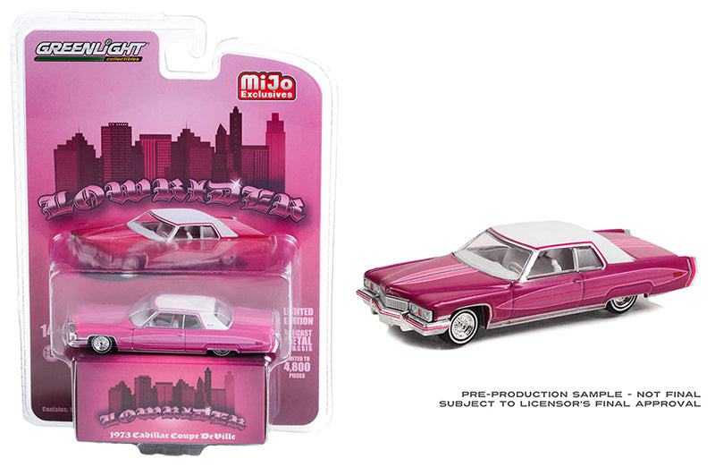 Greenlight 51466 1/64 Scale 1973 Cadillac Coupe DeVille Lowrider