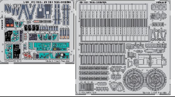 Eduard 49781 1/48 Aircraft- MiG31B/BS for AGK (Painted)