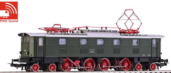 Piko 51822 HO Scale 1/87 E52 Electric DB III Sound