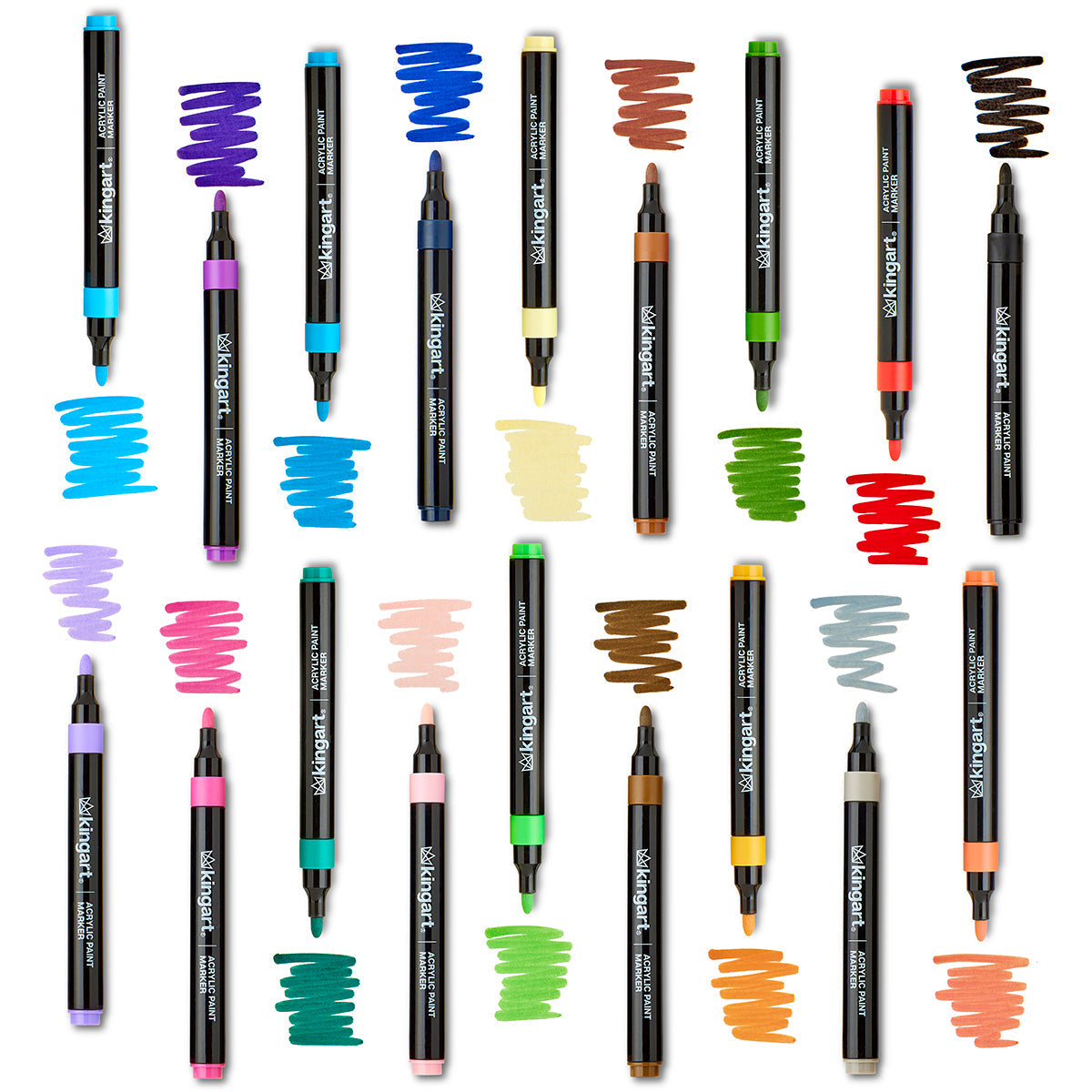 Acrylic Paint Markers 36 Colors