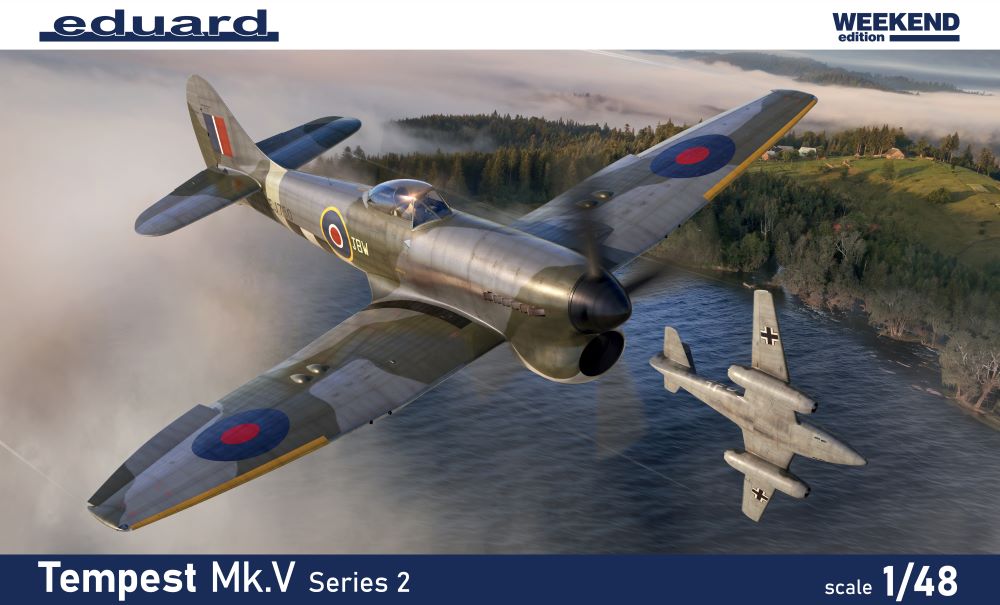 Eduard 84187 1/48 WWII Tempest Mk V Series 2 British Fighter (Wkd Edition Plasti