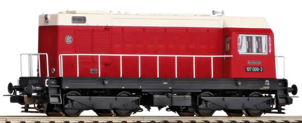 Piko 52421 HO Scale 1/87 ~BR 107 Diesel DR IV