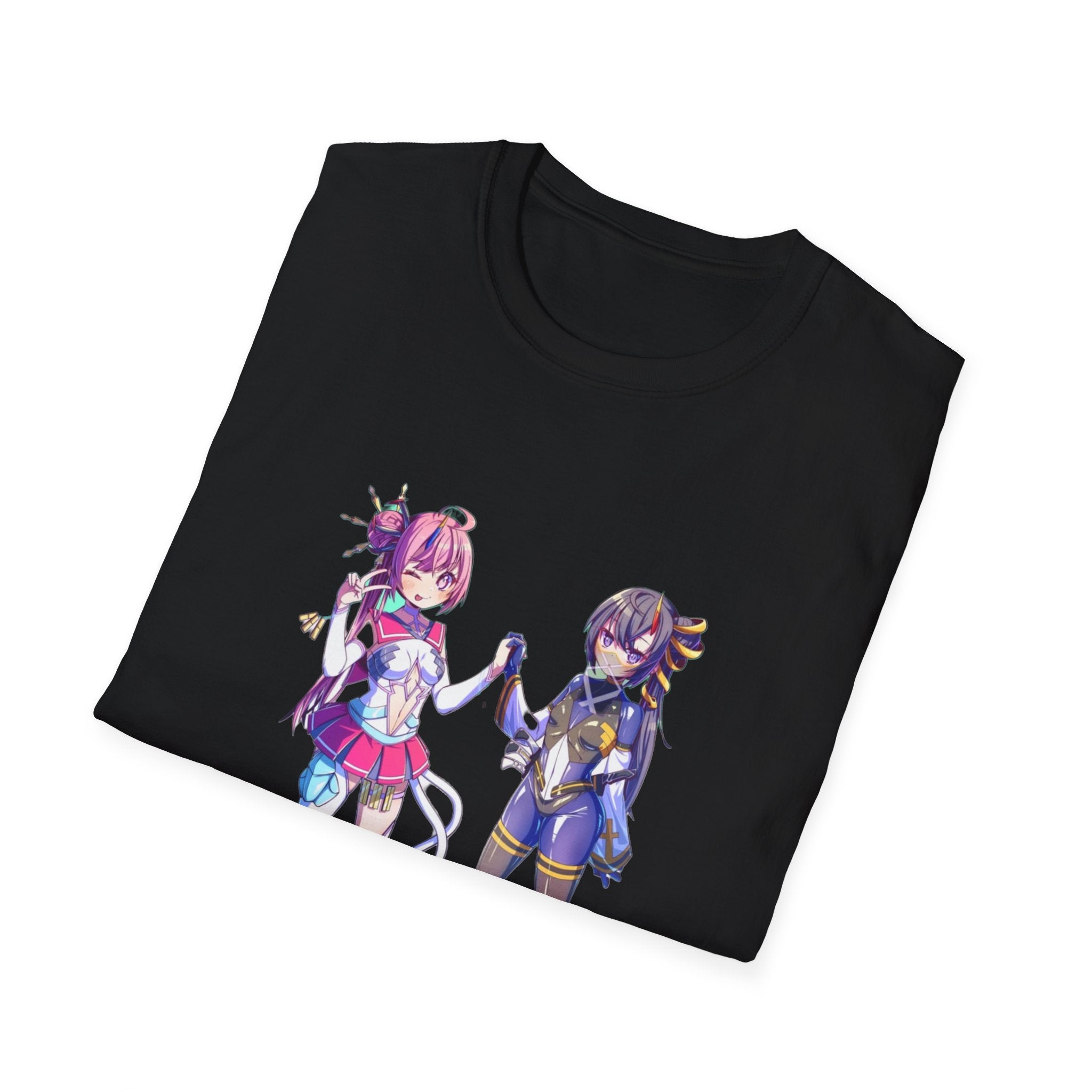 Anime-Inspired lewd Unisex T-Shirt, Cute Graphic Tee, Casual Wear, Gift for Fans, Cosplay Apparel