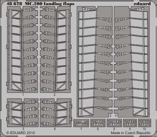 Eduard 48678 1/48 Aircraft- MC200 Landing Flaps for ITA