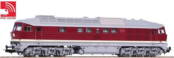 Piko 52767 HO Scale 1/87 ~BR 132 295-7 Diesel DR IV Sound