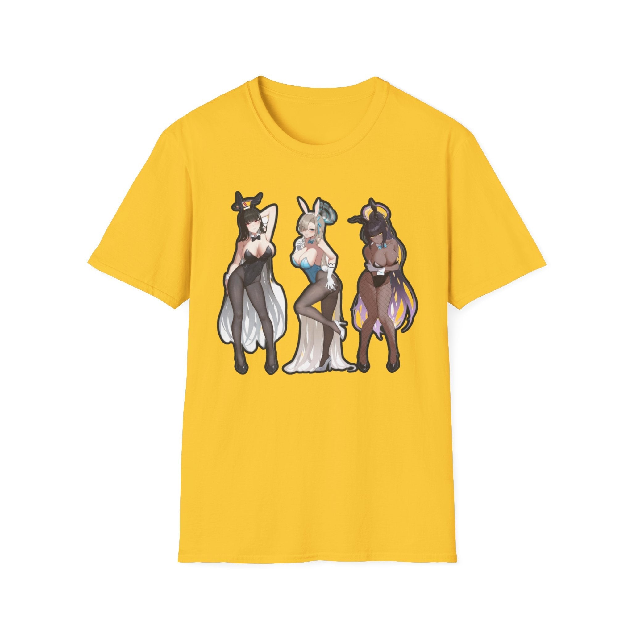 Anime-Inspired lewd bunny Unisex Softstyle T-Shirt, Cute Anime Art Tee, Casual Streetwear, Geeky Gift for Him/Her, Halloween Party Top, Graphic [...]