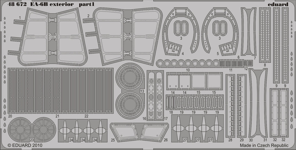 Eduard 48672 1/48 Aircraft- EA6B Exterior for KIN