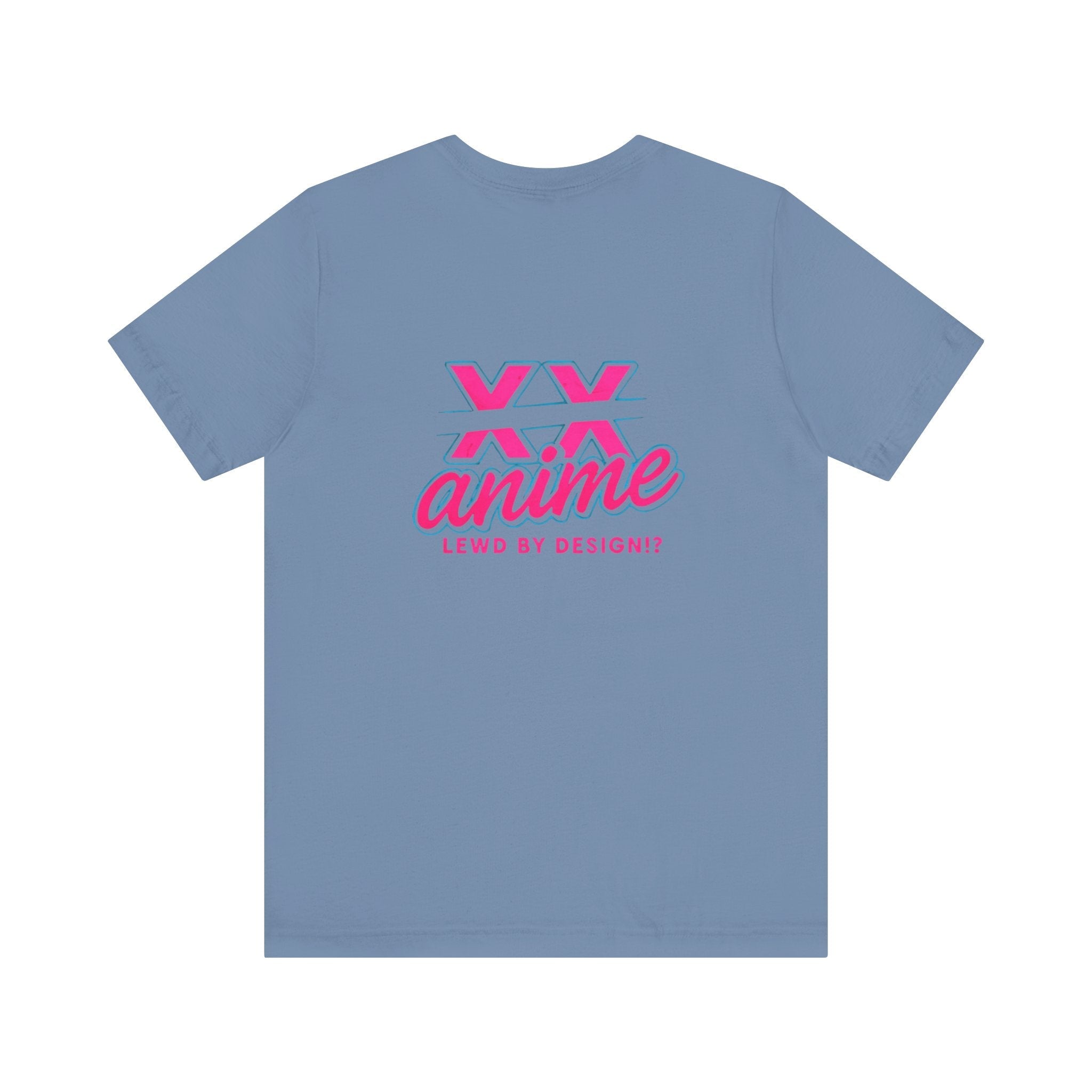 Lewd Anime-Themed Unisex Tee for Fans, Cute Graphic T-Shirt, Comfortable Everyday Wear, Perfect Gift for Anime Lovers, Stylish Casual Top