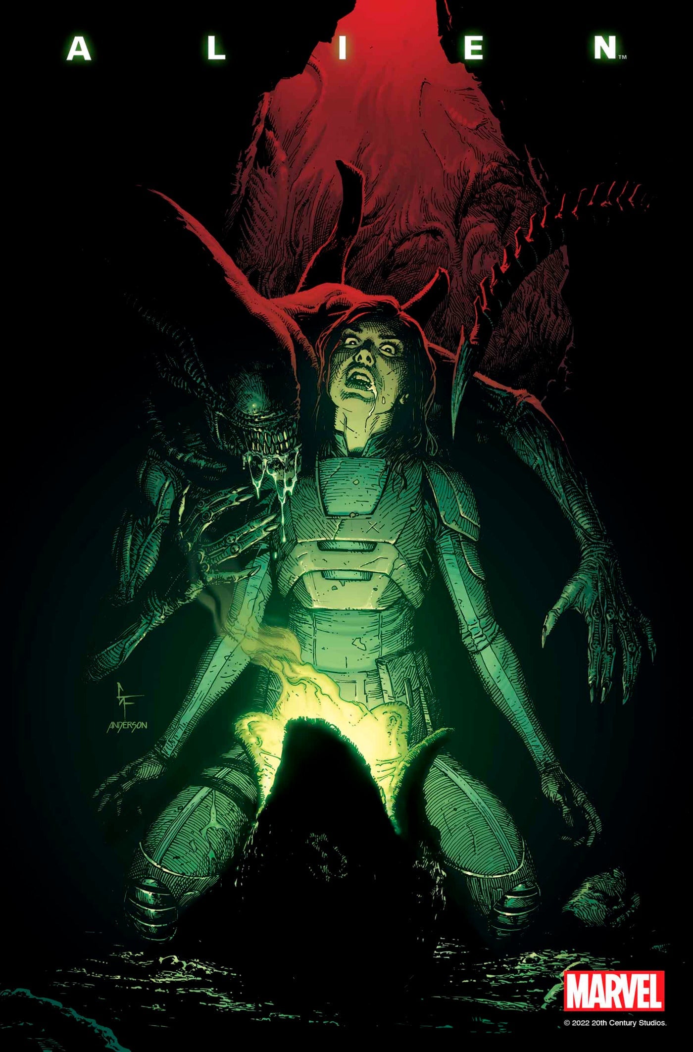 Alien #2 C Gary Frank Variant (10/19/2022) Marvel