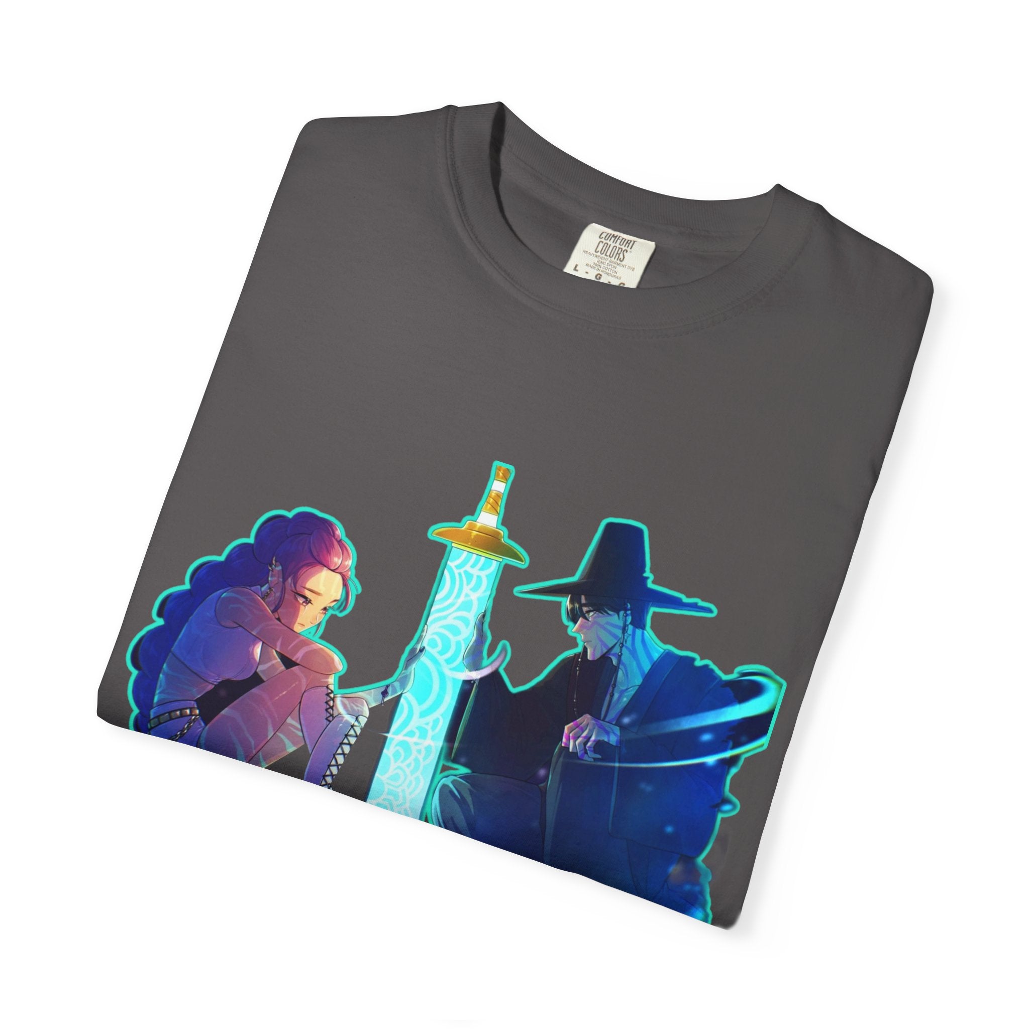 Unisex kpop Garment-Dyed T-shirt