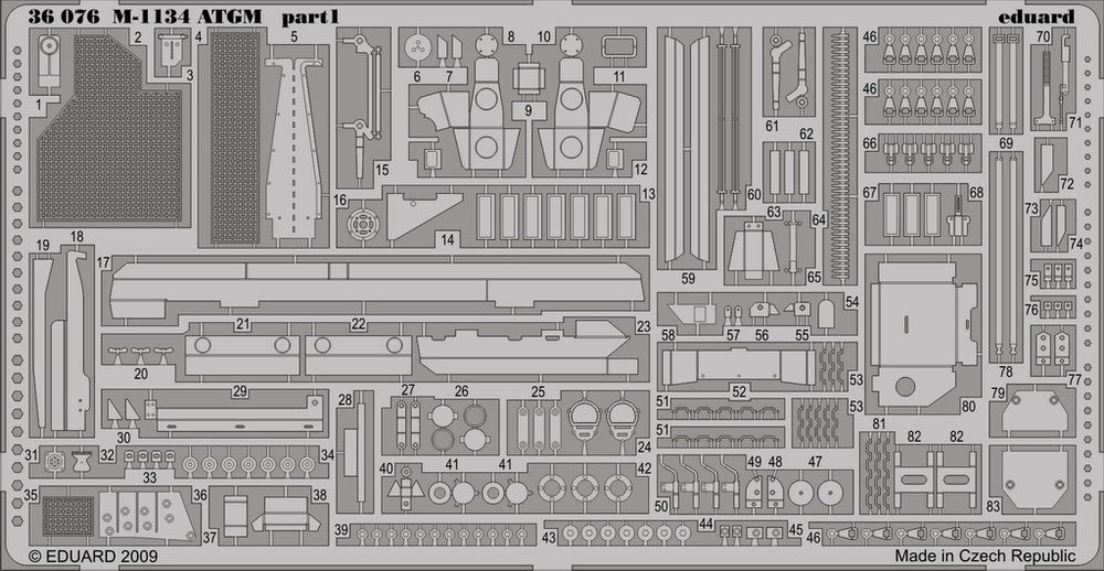 Eduard 36076 1/35 Armor- M1134 ATGM for TSM
