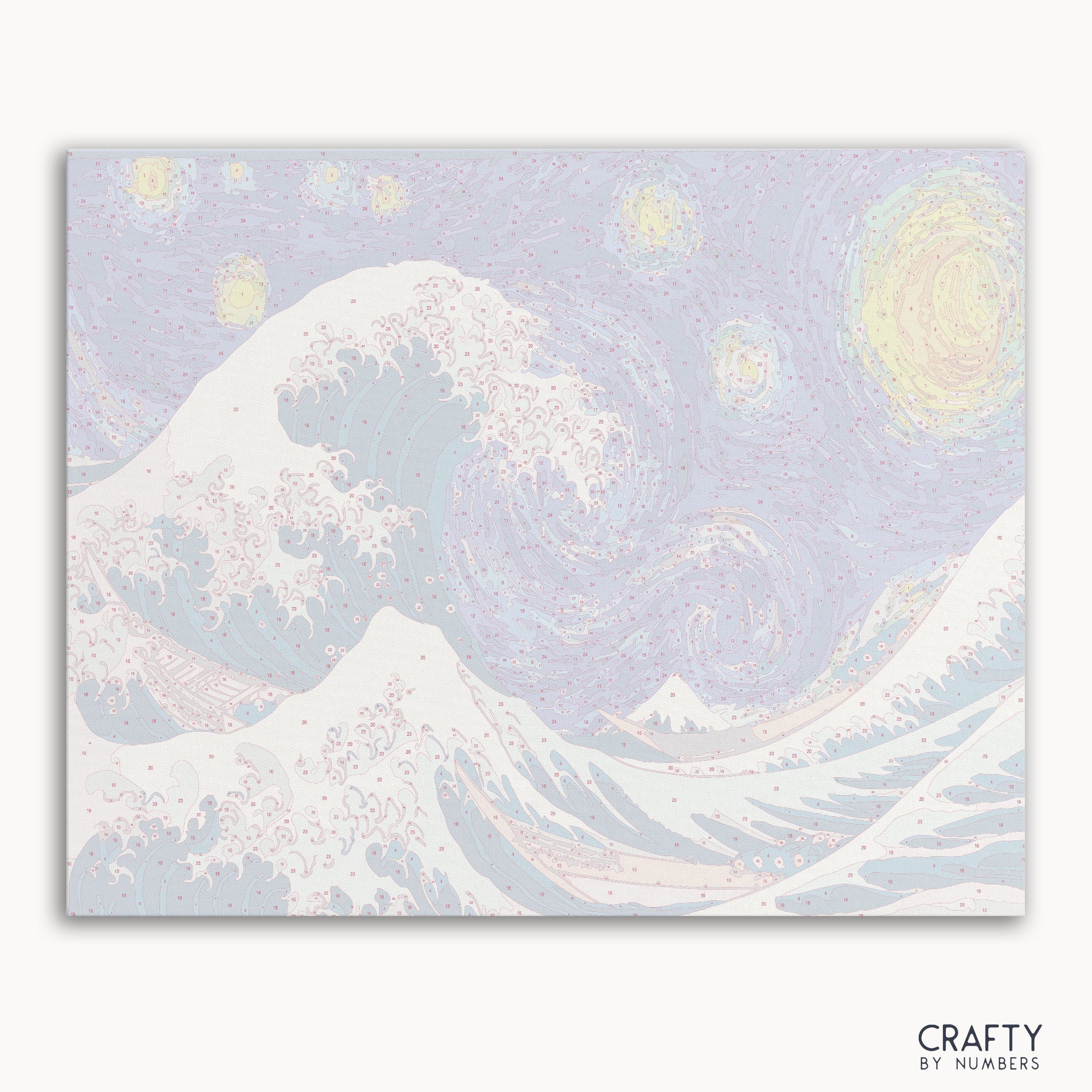 The Great Wave at Starry Night