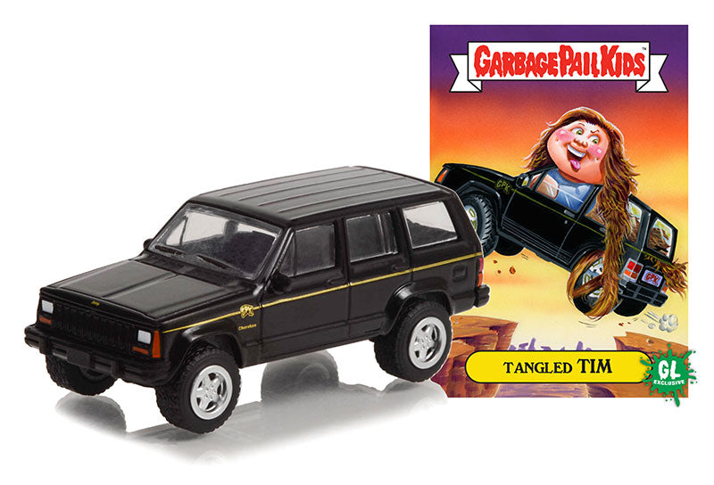 Greenlight 54070-F 1/64 Scale Tangled Tim - 1993 Jeep Cherokee Garbage Pail
