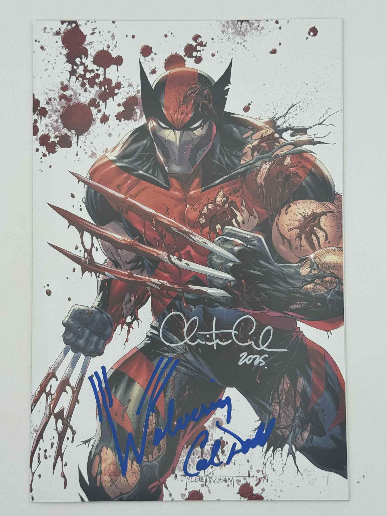 [SIGNED BY CHIRS CONDON | CAL DODD] Ultimate Wolverine #1 Unknown Comics Tyler Kirkham Exclusive Premium BATTLE DAMAGED Virgin Var [IN STOCK]