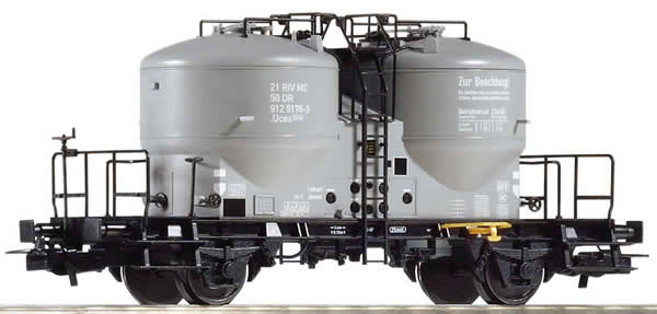 Piko 54695 HO Scale 1/87 Cement Car Ucs-v9120 w/Black Frame DR IV