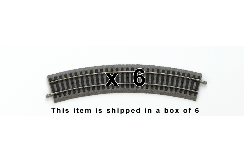 Piko 55412 HO Scale Roadbed Curved Track R2/30° Order 6x