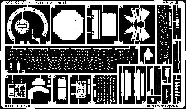 Eduard 35333 1/35 Armor- M1A1 Abrams for TAM
