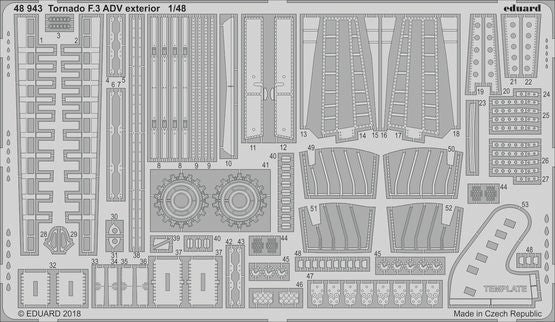 Eduard 48943 1/48 Aircraft- Sea Fury FB11 Exterior for ARX