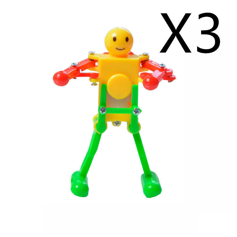 Clockwork Dancing Robot Toy – Funny Wind-Up Gymnastics Robot for Kids