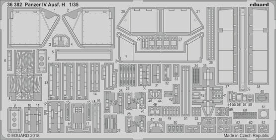 Eduard 36382 1/35 Armor- Panzer IV Ausf H for ACY