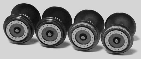 Piko 56182 HO Scale 1/87 WheelSet Vectron DC (4 Pcs)