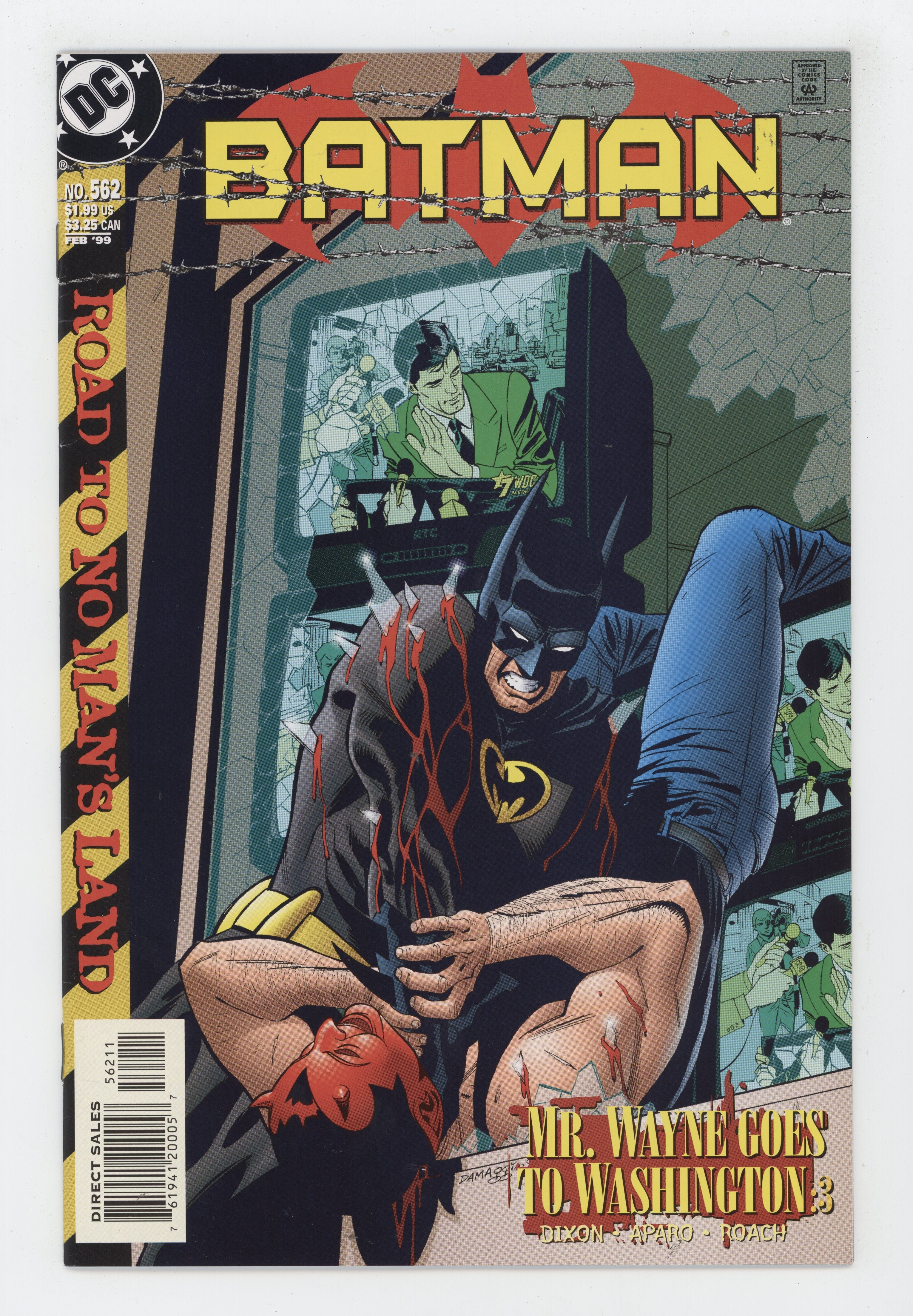 Batman 562 DC 1999 Rodolfo Damaggio Chuck Dixon Road To No Mans Land 9