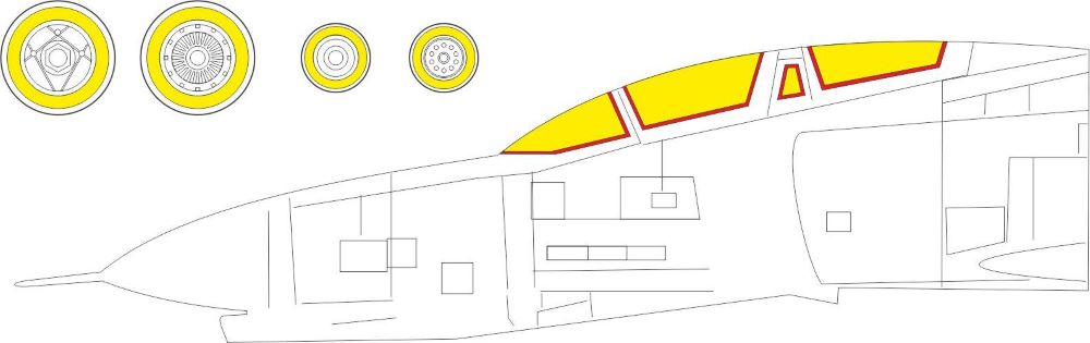 Eduard EX972 1/48 Mask Aircraft- F4G for MGK