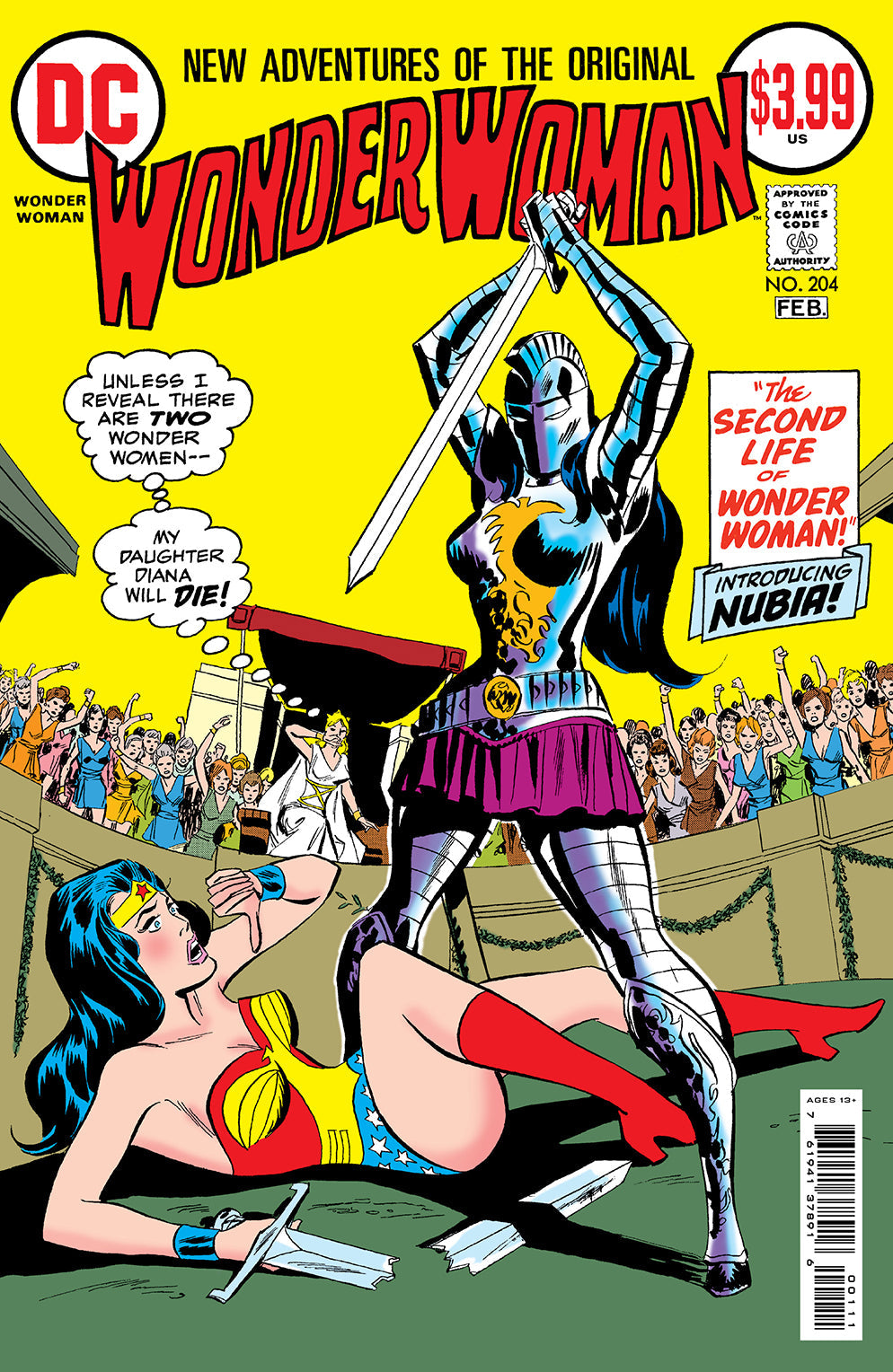 Wonder Woman #204 Facsimile Edition 1st Nubia (11/15/2022) Dc