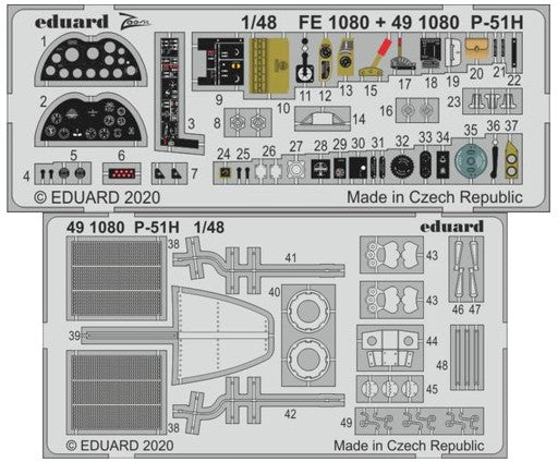 Eduard 491080 1/48 Aircraft- P51H for MOV (Painted)(D)