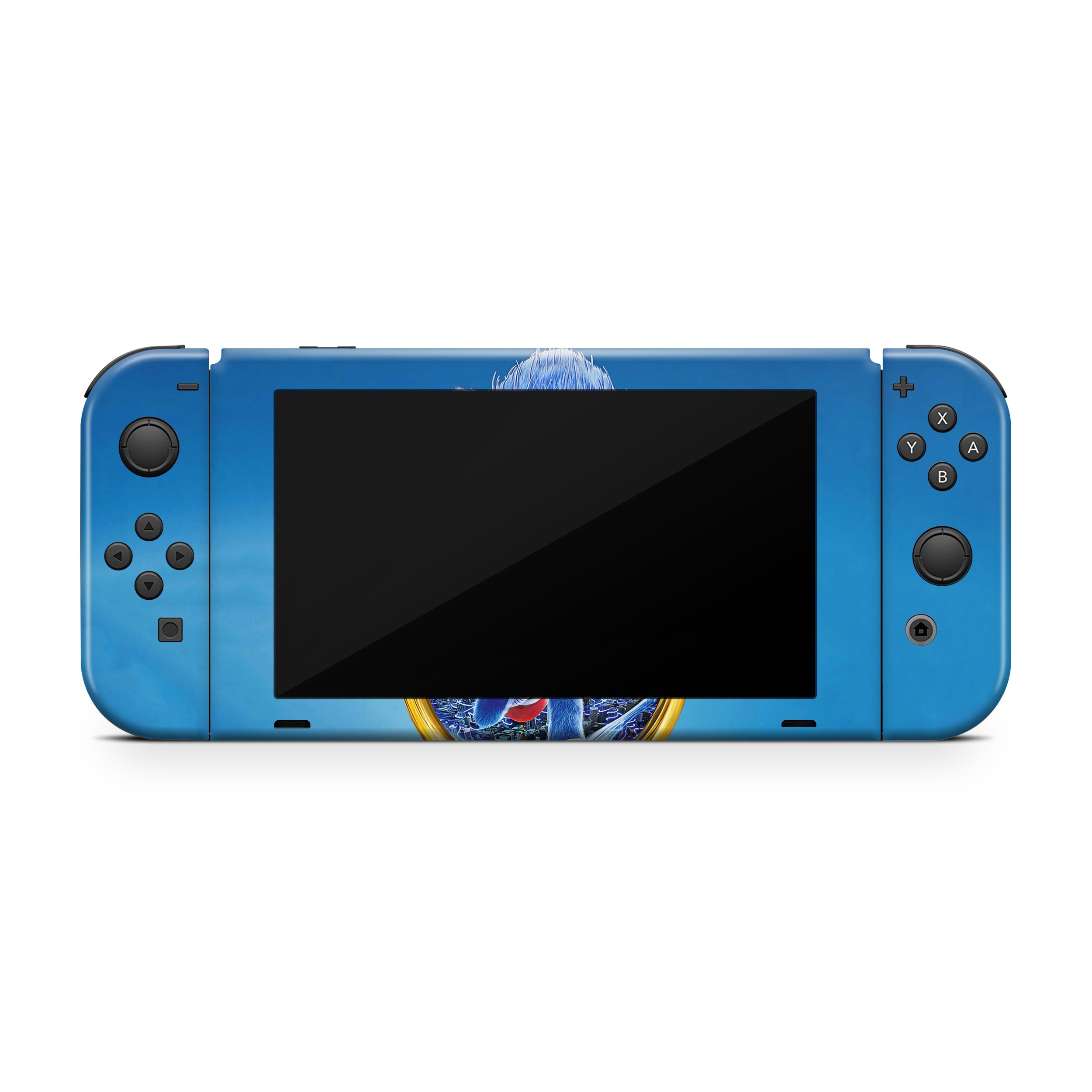 Blue Speedster Nintendo Switch OLED Skin