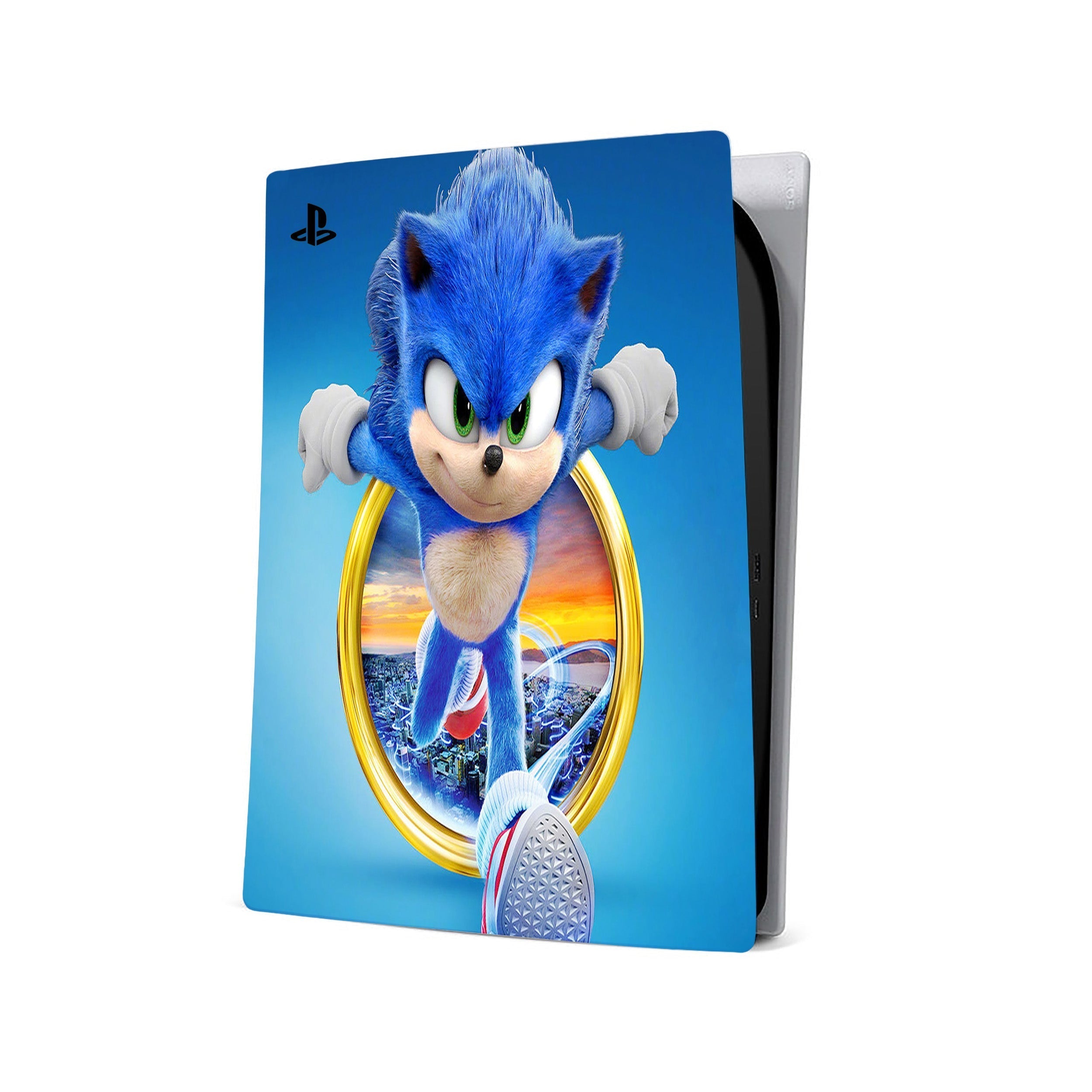 Blue Speedster PS5 Digital Skin