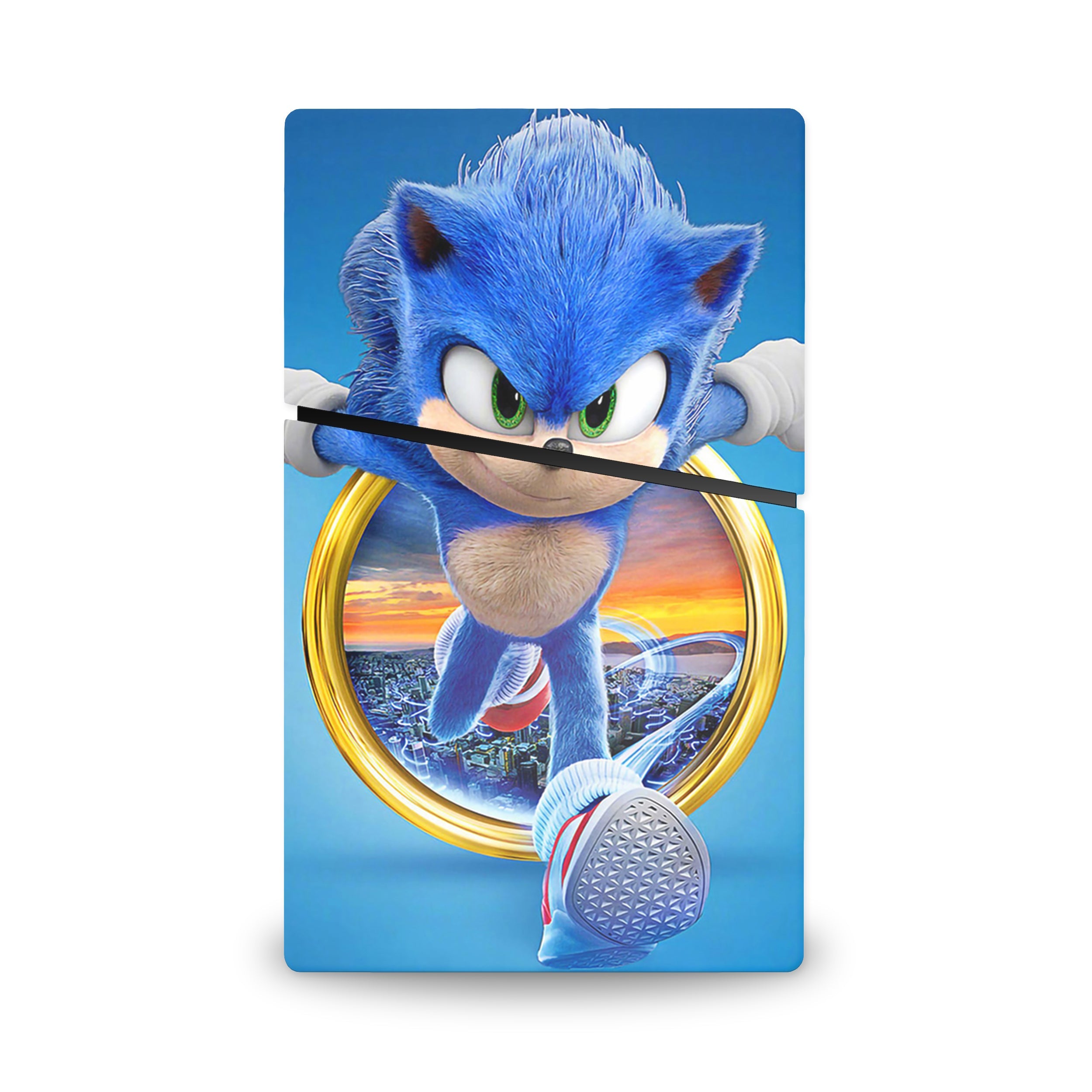 Blue Speedster PS5 Slim Digital Skin