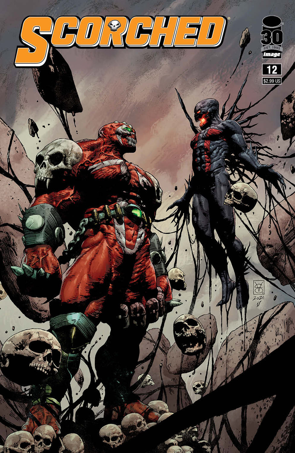 Spawn Scorched #12 B Valerio Giangiordano Variant (11/23/2022) Image