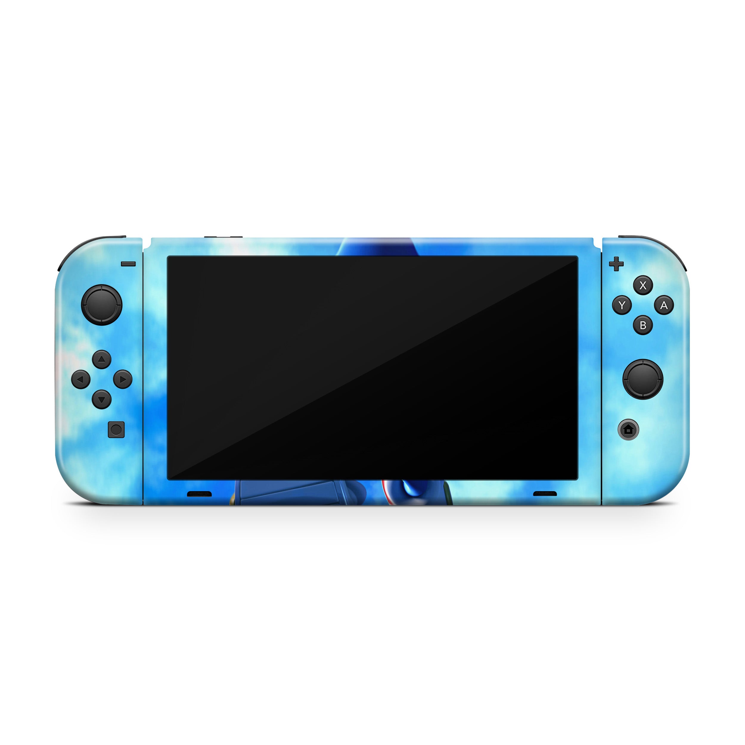 Blue Speedster Nintendo Switch OLED Skin